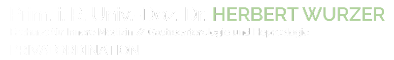 Logo Primarius i. R. Univ.-Doz. Dr. Herbert Wurzer